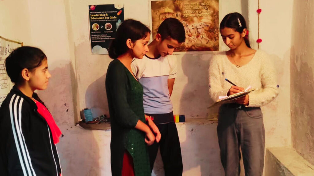 NGO Youth Leaders conducting survey across villages in Himachal Pradesh