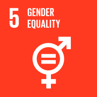UN Sustainable Development Goal 5 icon representing Gender Equality.