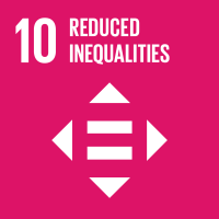 UN Sustainable Development Goal 10 icon representing Reduced Inequalities.