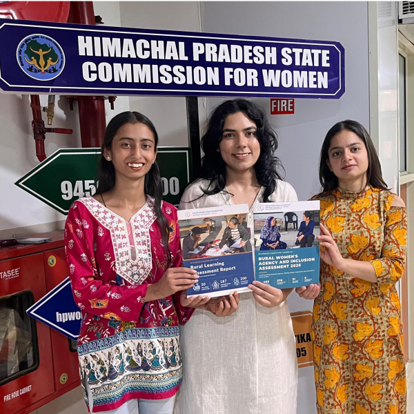 EIF leadership team preparing to present policy reports and findings to the Chairperson of the State Commission for Women.